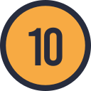 numero 10 icon