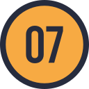 numero 7 icon