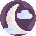 luna creciente icon