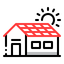 casa solar icon