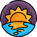 puesta de sol icon