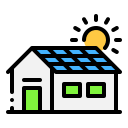 casa solar icon