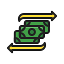 flujo de dinero icon