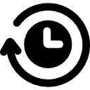 reloj circular icon