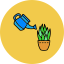 regando plantas icon