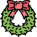 corona de navidad icon