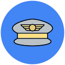 sombrero de piloto icon