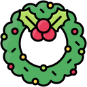 corona de navidad icon