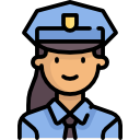 mujer policía icon