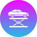 Coche hidraulico icon