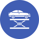 Coche hidraulico icon