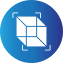 cubo 3d icon