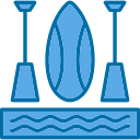 paddleboarding icon