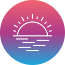 puesta de sol icon