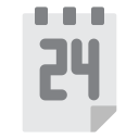 fecha del calendario icon