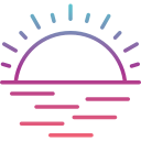 puesta de sol icon