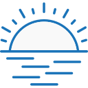 puesta de sol icon