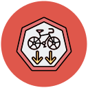 carril bici icon