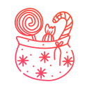 bolsa de navidad icon