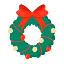 corona de navidad icon