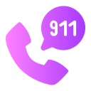 llamada al 911 icon