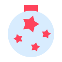 pelota de navidad icon