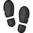 voetafdrukken icoon