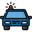 coche de policía icon