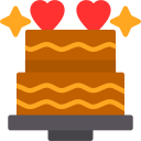 pastel de boda icon