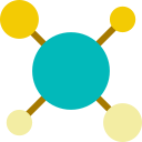 estructura molecular icon