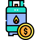 precio del gas icon