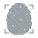 identificación de huellas dactilares icon