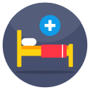 cama de hospital icon