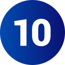 numero 10 icon