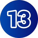 13 