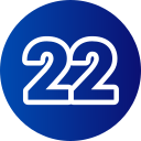 22 