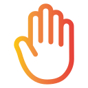 levantar la mano icon