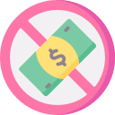 sin dinero icon