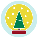 pelota de navidad icon