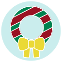 corona de navidad icon