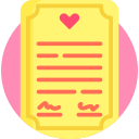 certificado de matrimonio icon