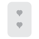 dos de corazones icon