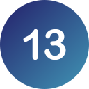 número 13 icon