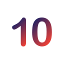 numero 10 icon