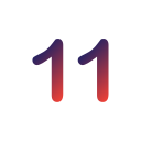 número 11 icon