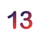 número 13 icon