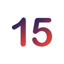 número 15 