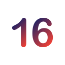 número 16 icon