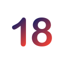 número 18 icon