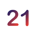 número 21 icon